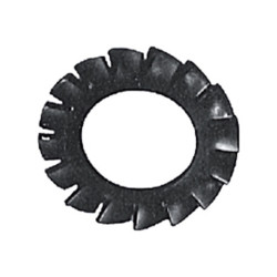 Arandela dentado exterior 6798A M6 mm Pavonada