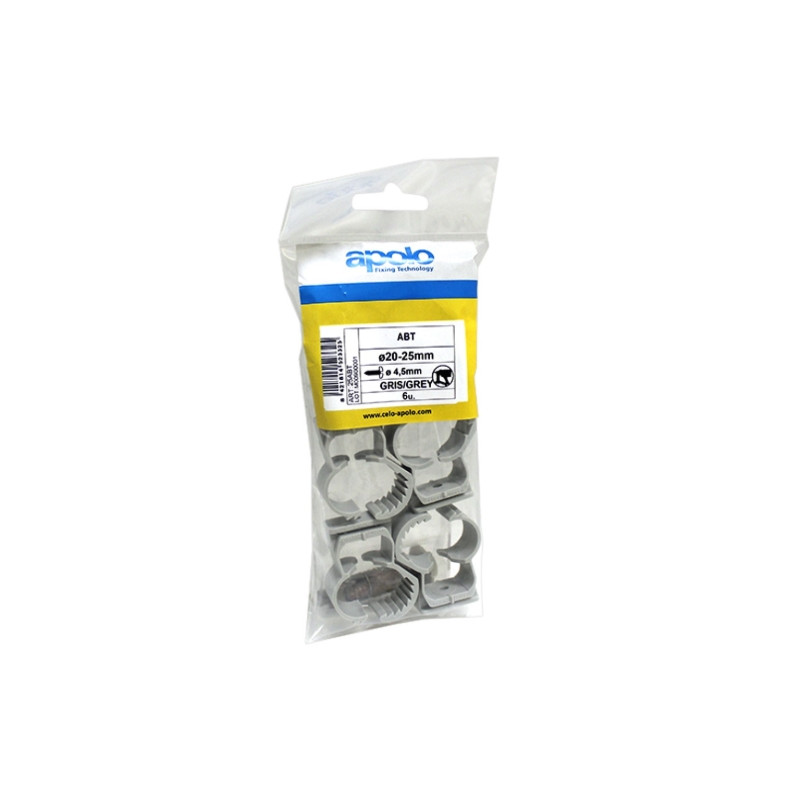Bolsa abrazadera Abranyl de nylon nylon ABT Ø 14/18 mm Nylon Gris