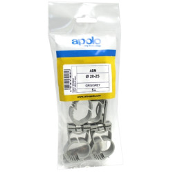 Bolsa abrazadera Abranyl de nylon nylon ABM Ø 20/25 mm Nylon Gris