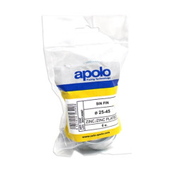 Bolsa abrazadera metálica sin fin tipo SF Ø 25/45 mm acero cincado CELO