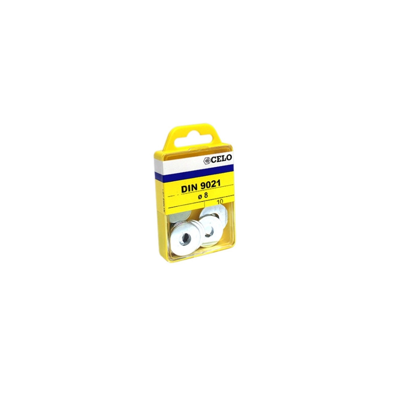 Blister arandela carrocero 9021 M6 mm cincado
