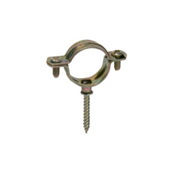 Abrazadera metálica M6 con tornillo tipo NKS Ø 15 mm acero bicromatado