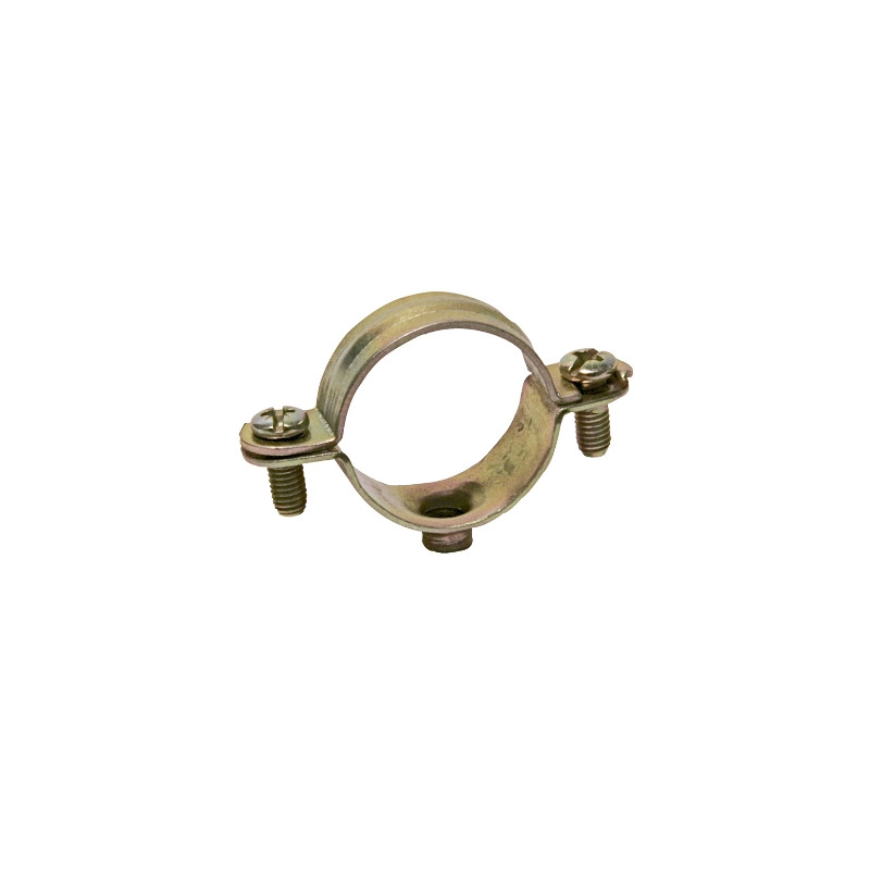 Abrazadera metálica M6 tipo L Ø 55 mm acero bicromatado