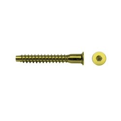 Tornillo ensamblaje ENE rosca madera cabeza allen Ø5x50 mm bicromatado