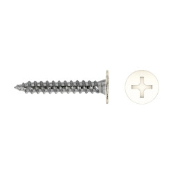 Tornillo CE rosca chapa cabeza extraplana impronta PH Ø4,2x13 lacado blanco