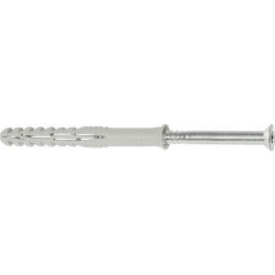Taco largo multimaterial MFR SB 8-100 TX A4 avellanado, con tornillo avellanado , Inox A4