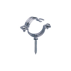 Abrazadera metálica M6 con tornillo tipo NKS Ø 20 mm acero cincado