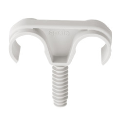 Grapa TACLIP doble Ø 22 mm color Gris