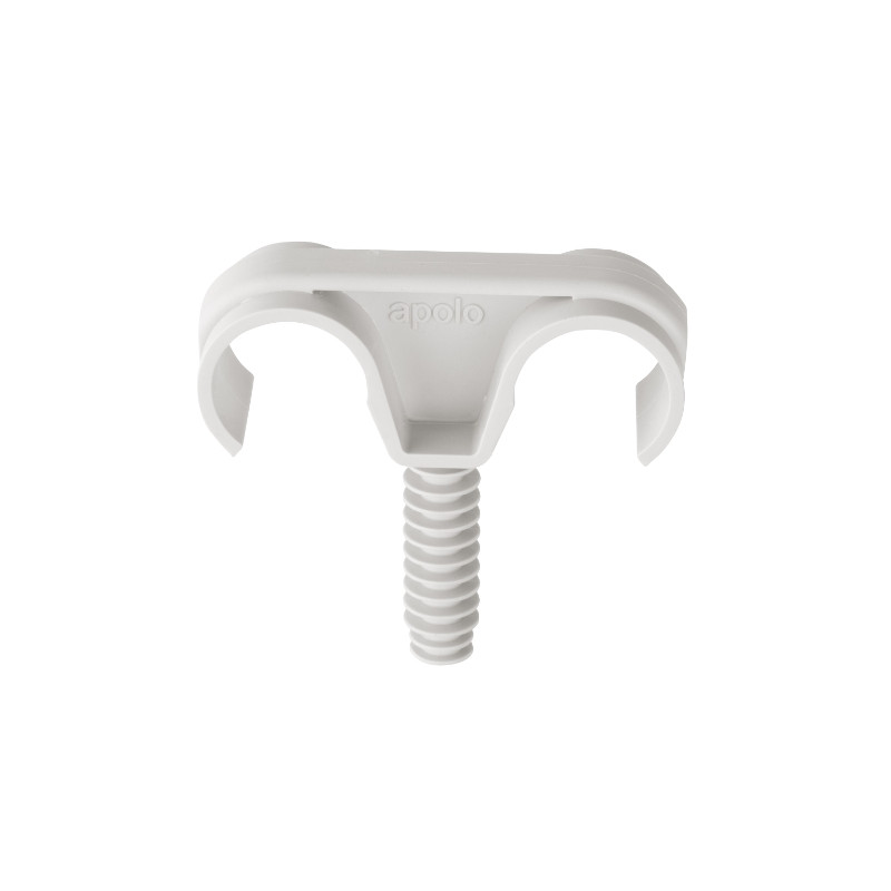 Grapa TACLIP doble Ø 22 mm color Gris