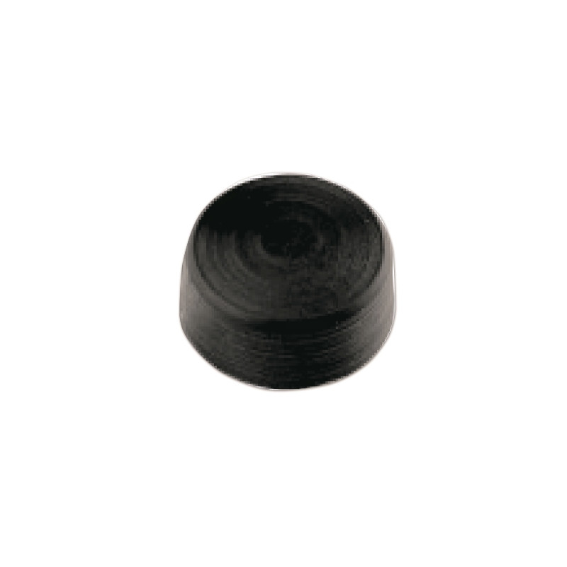 Tapón TN para tornillo cabeza alomada diámetro 4,8 color negro