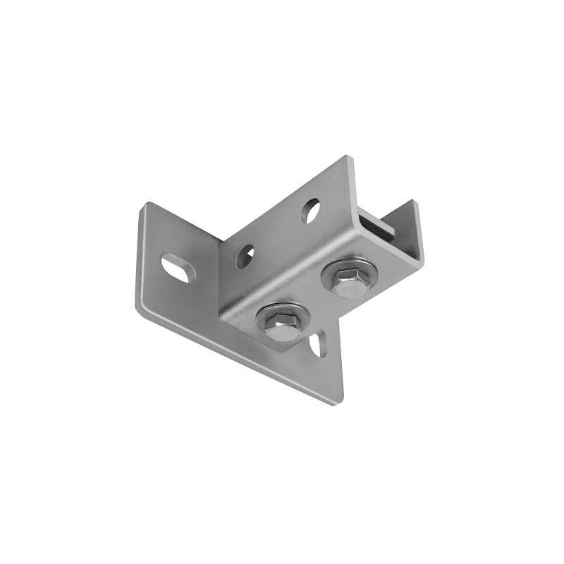 Soporte mural horizontal perfil Strut acero cincado  CELO