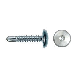 Tornillo BTT punta broca cabeza ancha impronta SIT 4,2x16 cincado