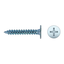 Tornillo CE rosca chapa cabeza extraplana impronta PH Ø4,2x22 cincado