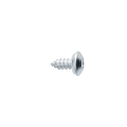 Tornillo vierteaguas TY rosca plástico cabeza alomada impronta PH Ø5,5x12 mm cincado