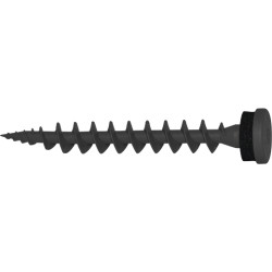 Tornillo de plástico para aislamiento IPS 80 color gris antracita