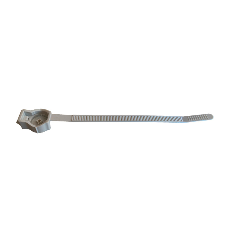 Abrazadera universal con brida, nylon, diam 16 a 32mm, gris, 100 un CELO