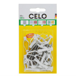 Blister Taco de nylon para hueco con tornillo HR 6 SPS 