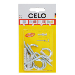Blister taco standard con gancho NF 6 RH 