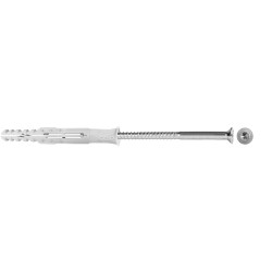 Taco largo multimaterial MFR SB 10-135 TX avellanado, con tornillo avellanado , cincado