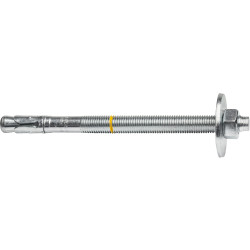 Anclaje metálico espárrago BA plus 10-215/140, cincado, con arandela ancha DIN 440, Homologado opción 7