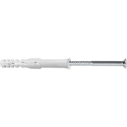 Taco largo multimaterial MFR SB 14-140 TX avellanado, con tornillo avellanado , cincado