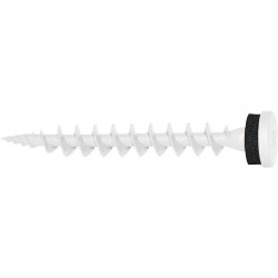Tornillo de plástico para aislamiento IPS 80 color blanco