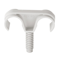 Grapa TACLIP doble Ø 18 mm color Gris