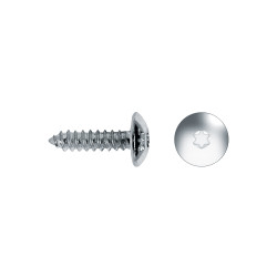 Tornillo BTN rosca chapa cabeza ancha impronta SIT Ø3,9x16 cincado