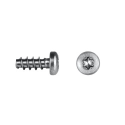 Tornillo para fenólico alomado cincado 4x10