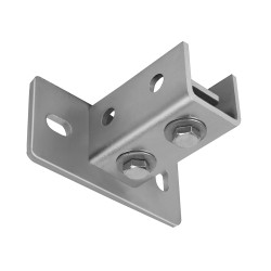 Soporte mural horizontal perfil Strut acero cincado  CELO
