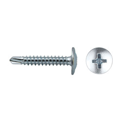 Tornillo ALFST punta broca reducida cabeza baja impronta PH Ø4,2x19 cincado