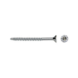 Tornillo MDF punta broca cabeza avellanada impronta SIT® Ø4x50 mm cincado