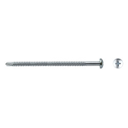 Tornillo DIN 7504N punta broca cabeza alomada impronta PH Ø4,8x120 mm cincado