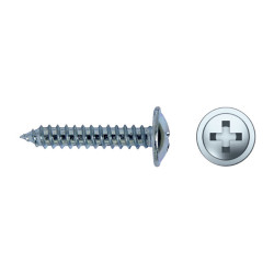 Tornillo CH88H rosca chapa cabeza arandela estampada impronta PH Ø4,8x16 cincado