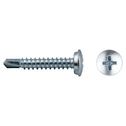 Tornillo TEC punta broca cabeza envolvente impronta PH 4,8x60 cincado