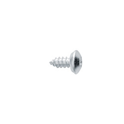 Tornillo vierteaguas TY rosca plástico cabeza alomada impronta PH Ø5,5x12 mm cincado