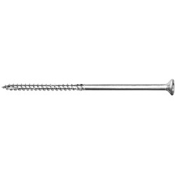 Tornillo estructuras de madera BMax Ø8x140/80 cabeza avellanada, TX40, acero cincado