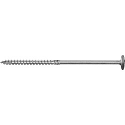 Tornillo estructuras de madera BMax Ø8x380/100 cabeza ancha, TX40, acero cincado