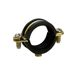 Abrazadera metálica Isofónica M6 tipo LI Ø 42 mm acero bicromatado