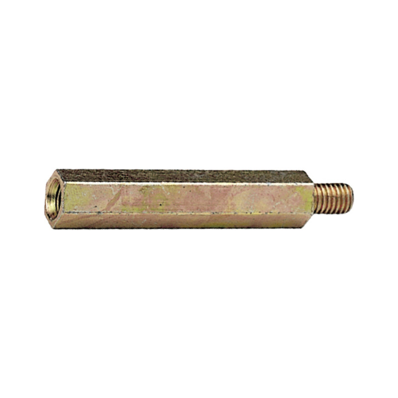 Manguito macho-hembra M6x10 mm acero bicromatado