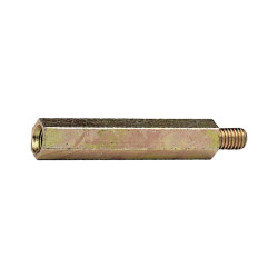 Manguito macho-hembra M6x50 mm acero bicromatado