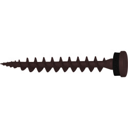 Tornillo de plástico para aislamiento IPS 80 chocolate