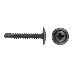 Tornillo 75HA punta broca cabeza arandela estampada impronta PH Ø4,2x16 cincado negro