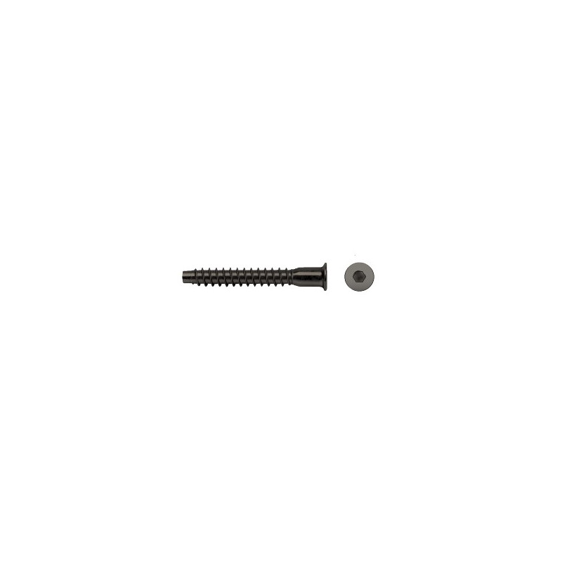 Tornillo ensamblaje ENE rosca madera cabeza allen Ø5x50 mm zincado negro