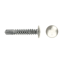 Tornillo FST punta broca cabeza baja impronta PH Ø3,5x13 lacado blanco
