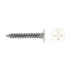 Tornillo CE rosca chapa cabeza extraplana impronta PH Ø4,2x13 lacado blanco