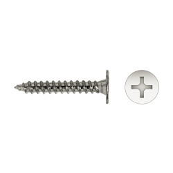 Tornillo CE rosca chapa cabeza extraplana PH Ø4,2x22 mm acero inox A2