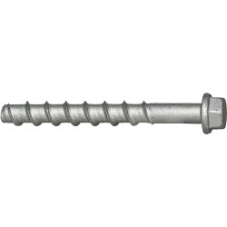 Anclaje tornillo directo a hormigónBTS 10-100/15, cabeza hexagonal con arandela estampada, ZnAl
