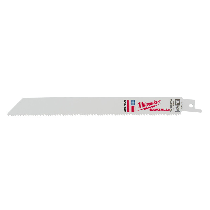 Hoja Sable UNIVERSAL Metal, Madera y Plástico 200mm 8/12Tpi - 5uds