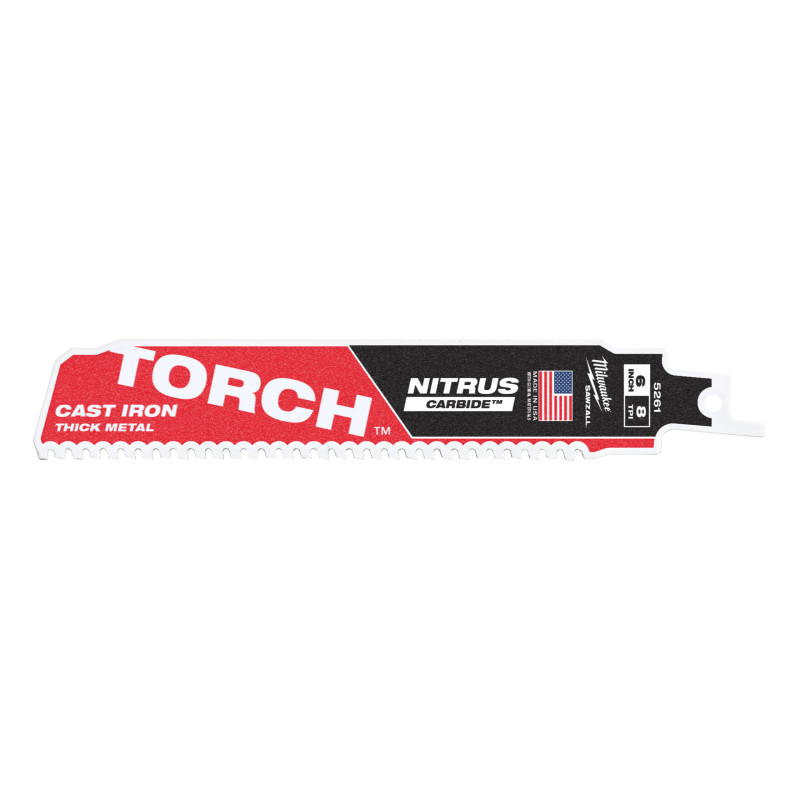 Hoja Sable THE TORCH™ NITRUS Carbide 150mm 8Tpi - 1ud
